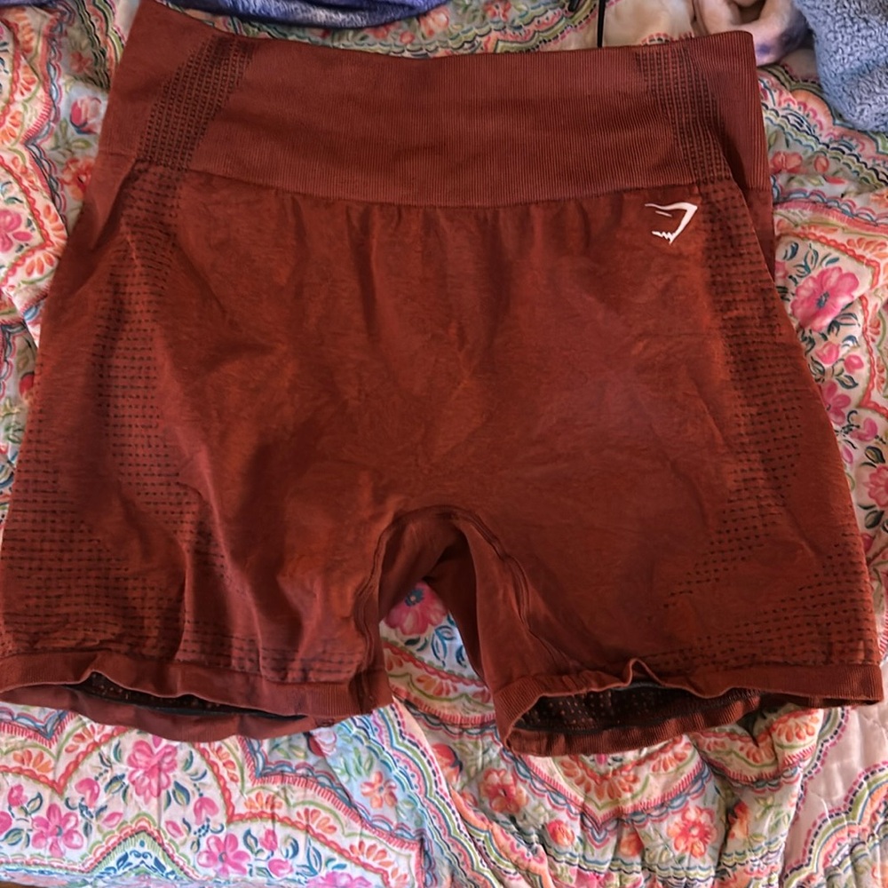 Gymshark Vital Seamless 2.0 Short in Burnt Orange Size XL